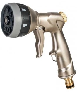 Cellfast sprinkler, pistol sprinkler, 7-function, brass, BRASS