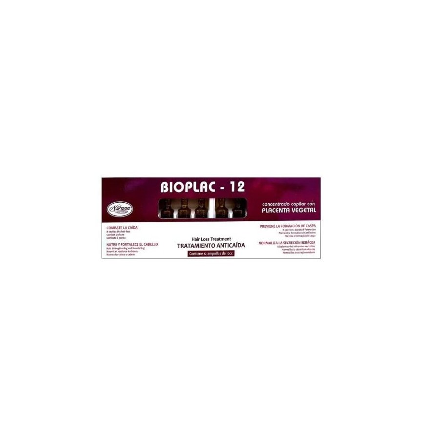 Ampulės nuo plaukų slinkimo Nurana Bioplac-12 12x10ml