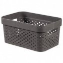 Infinity Recycled Box 4,5L 27x19x12cm dark grey