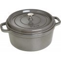 Pot żeliwny round Staub - 6.7 ltr, Grafitowy Pot żeliwny round Staub - 6.7 ltr, Grafitowy