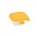 Food container square 0,25L Fresh&Go yellow Food container square 0,25L Fresh&Go yellow