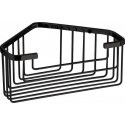 Corner shower shelf Gedy 2483, black Corner shower shelf Gedy 2483, black