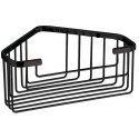 Corner shower shelf Gedy 2483, black Corner shower shelf Gedy 2483, black