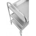 Stainless Steel Waiter Trolley - 3 Shelves Royal Catering