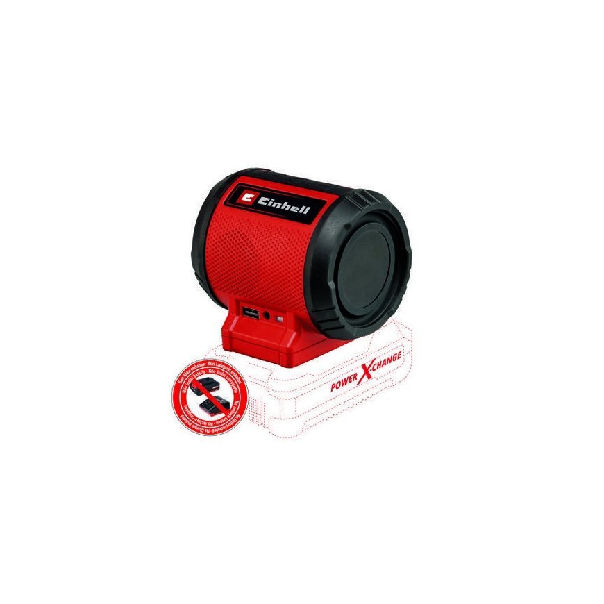 Einhell TC-SR 18 Li BT - Solo Черный, Красный 3 W