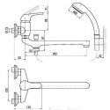 Bathroom faucet Domoletti Sazava Eco DSA557.5/1