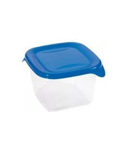 Food container square 0,45L Fresh&Go yellow