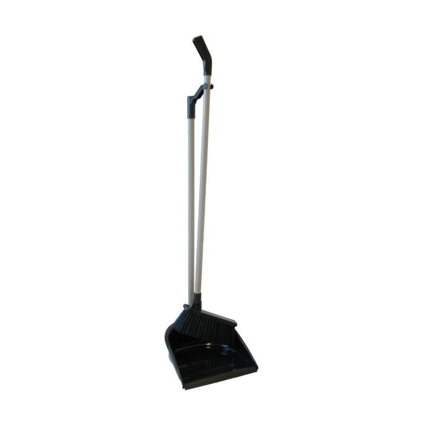Long-handled brush for scooping