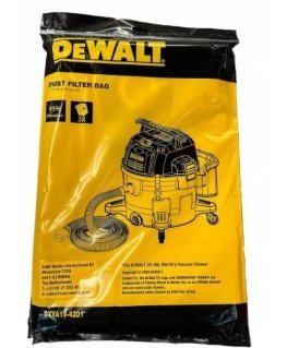 paper bags 3 pcs. capacity 23-38L for DXV, DeWalt vacuum cleaners [AT-DXVA19-4201]
