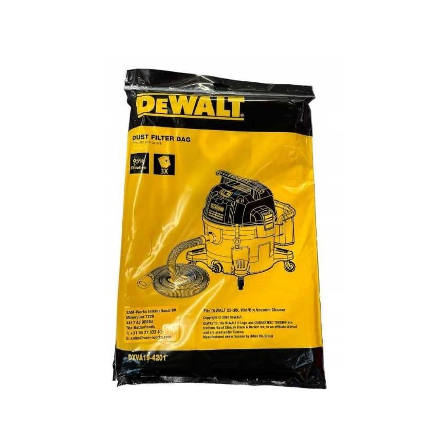 DeWALT paper bags 3 pcs. capacity