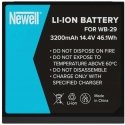 Replacement battery WB29 Newell for Godox