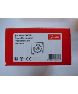 Vandeniu šildomų grindų termostatas Danfoss BasicPlus2, WT-P, programuojamas