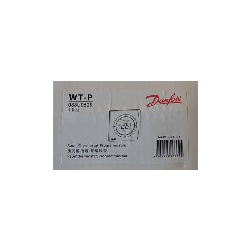 Water-heated floor thermostat Danfoss BasicPlus2, WT-P, programmable – 3