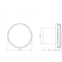 Ištraukiamasis ventiliatorius EUROPLAST EAT125A Ištraukiamasis ventiliatorius EUROPLAST EAT125A