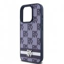 DKNY PU Leather Checkered Pattern and Stripe Case for iPhone 15 DKNY PU Leather Checkered Pattern and Stripe Case for iPhone 15