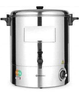 Steel mulled wine water heater 2200W 30L - Hendi 209905