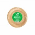 Kraft paper plates Go Green Ø18cm 20 pcs|0,14kg