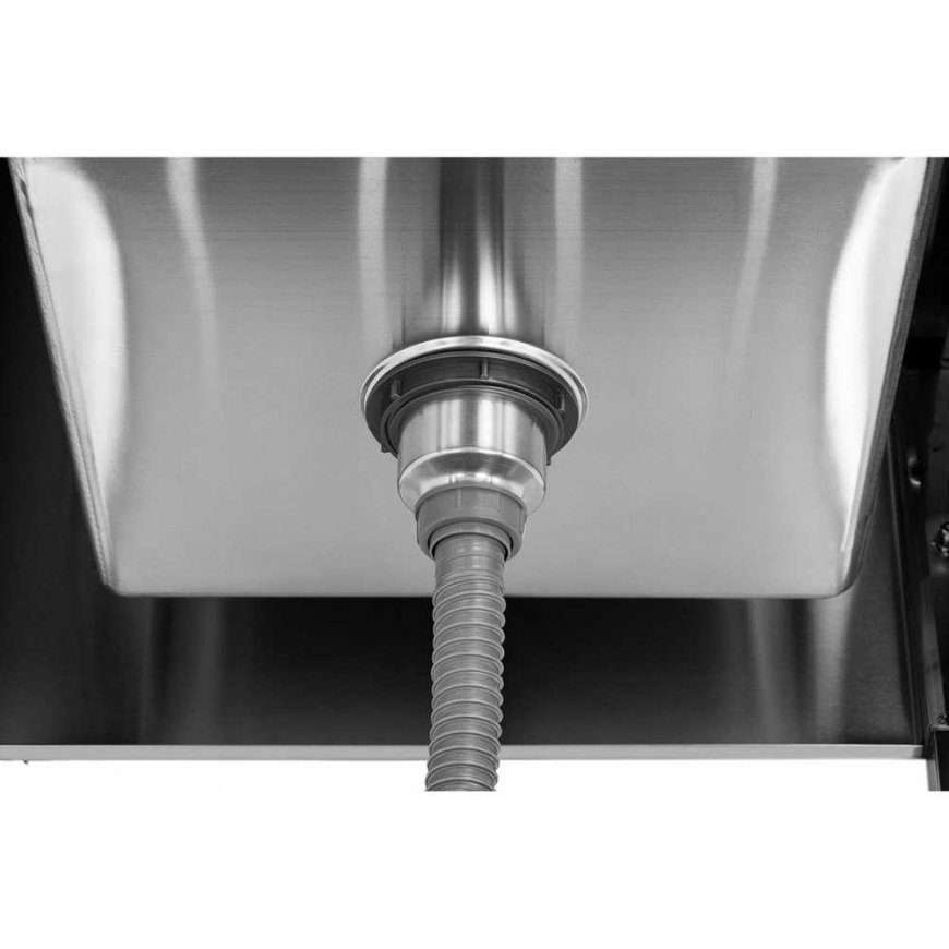 Royal Catering Single-drum catering sink with shelf and right edge, 120 x 60 x 94.5 cm – 3