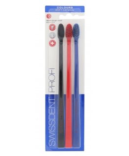 Dantų šepetėlis Swissdent Profi Colours Trio