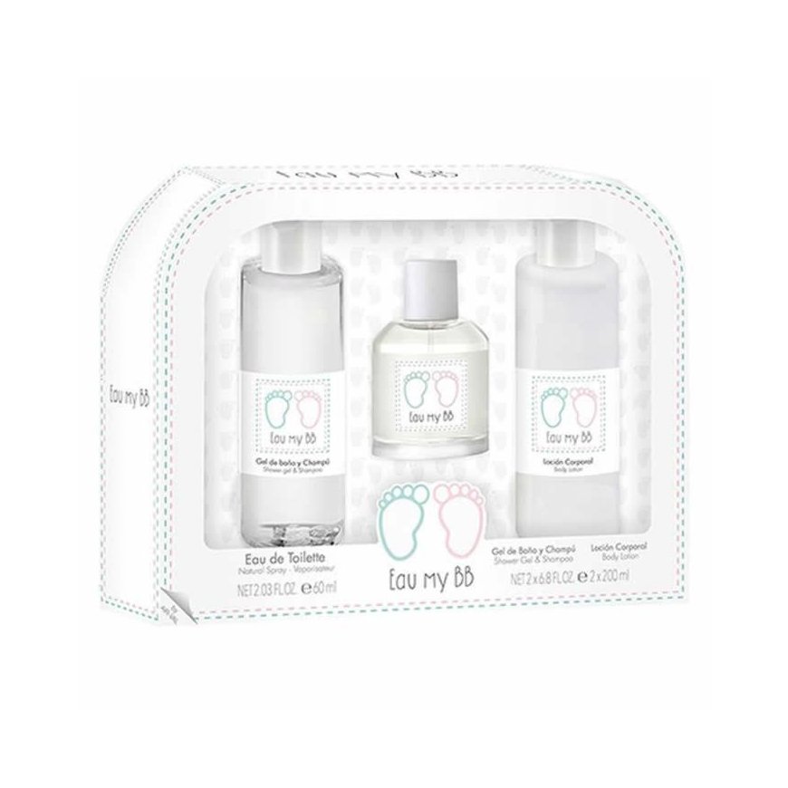 Eau My BB Eau De Toilette Purškiklis 60ml 3 dalių rinkinys
