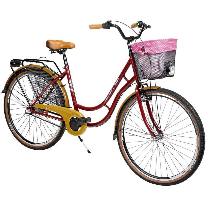 Bicycle AZIMUT Holland Retro 28" 3-speed 2023 burgundy shiny – 2