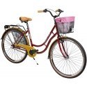 Bicycle AZIMUT Holland Retro 28" 3-speed 2023 burgundy shiny Bicycle AZIMUT Holland Retro 28" 3-speed 2023 burgundy shiny