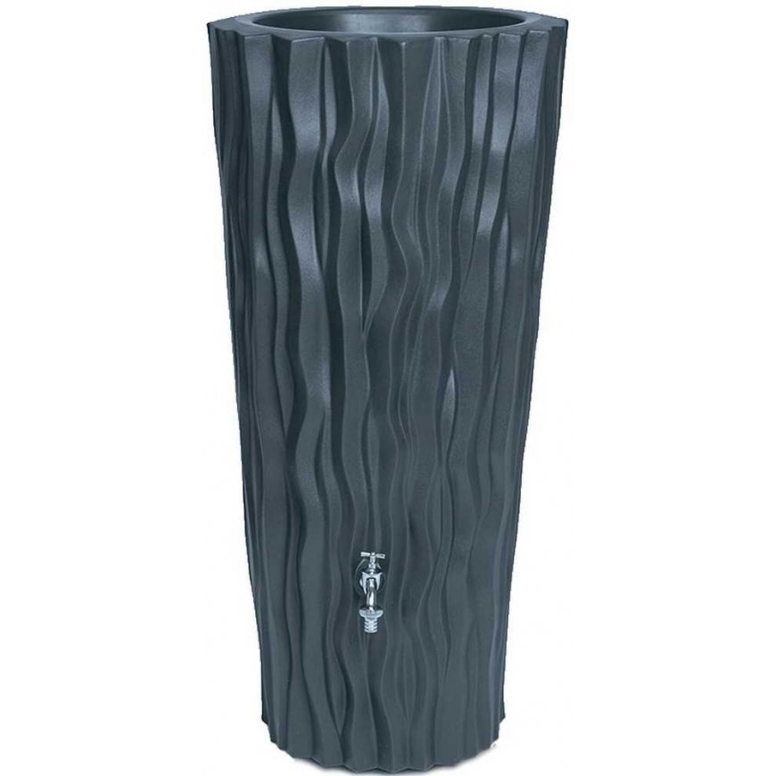 Prosperplast ALANA FLOWER RAINWATER 160L ANTHRACITE – 2
