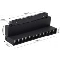 Lubinis šviestuvas Šviestuvas Modoled Magnetic, 12 W, LED, 3000 - 6000 °K