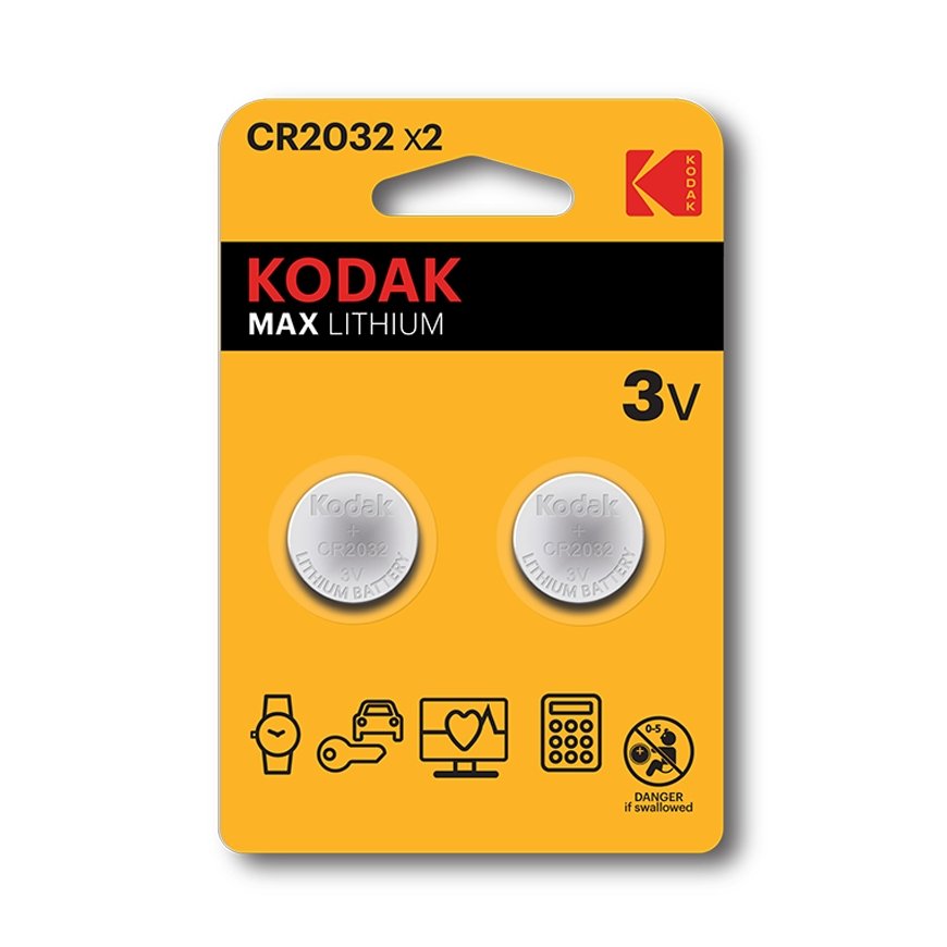 Kodak CR2032 Vienreizējas lietošanas baterija Litijs