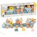 CLASSIC WORLD Montessori Ocean Train Wooden Puzzle CLASSIC WORLD Montessori Ocean Train Wooden Puzzle