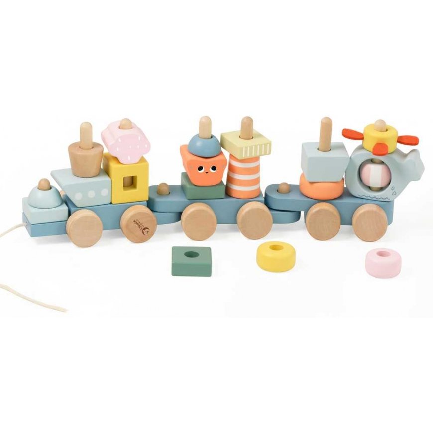 CLASSIC WORLD Montessori Ocean Train Wooden Puzzle – 2