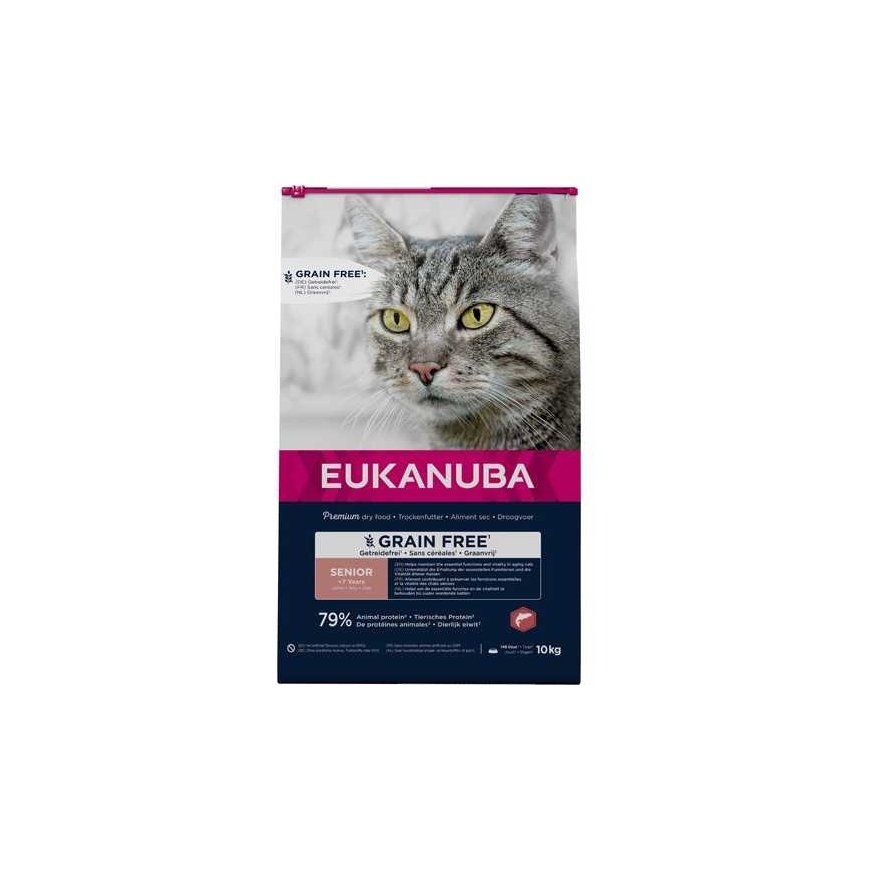 Eukanuba Euk Cat Senior Grainfree Salmon 10 kg