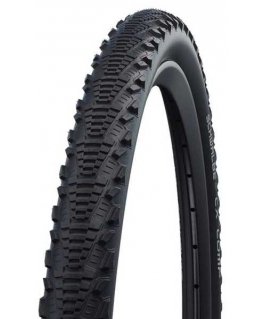 SCHWALBE CX Comp Non folding tire (30-622) Juodas, BaSilica, K-Guard, PSI max:80 PSI, Weight:430 g