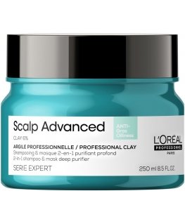 SCALP ADVANCED CLAY 2 IN 1 SHAMPOO & MASK DEEP PURIFIER 250ML