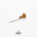 Flat tool STRYI Profi 3 mm for wood microcarving, engraving and linocuts