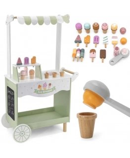 Viga Toys „Viga Polarb“ medinis kioskas su ledų ledų salonu