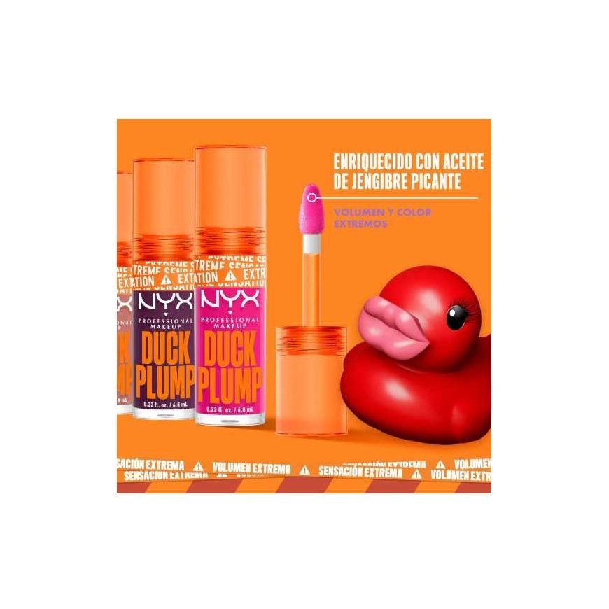 Nyx Duck Plump Brillo De Labios Strike A Rose 6,, 8 ml – 5