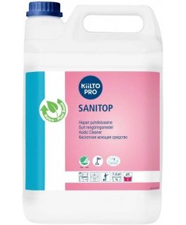 Rūgštinis sanitarinis valiklis KIILTO Sanitop, 1 l