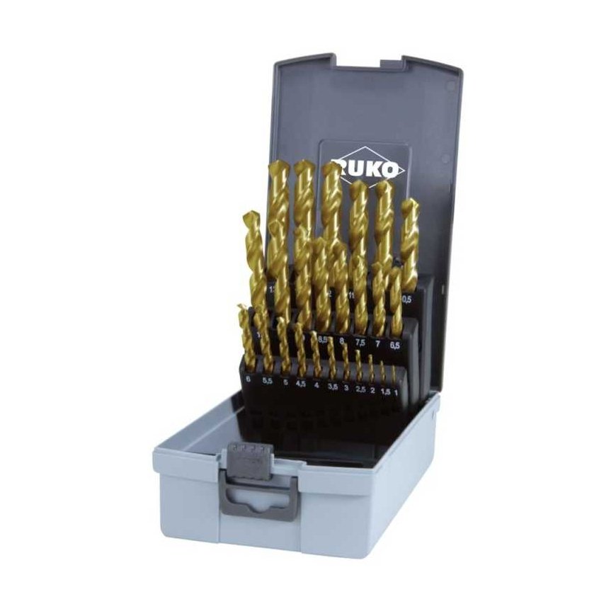 RUKO Drilled 25-piece metal drill set