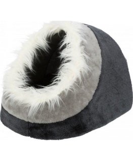 Trixie Minou closed bed, dark grey/light grey, 35 x 26 x 41 cm