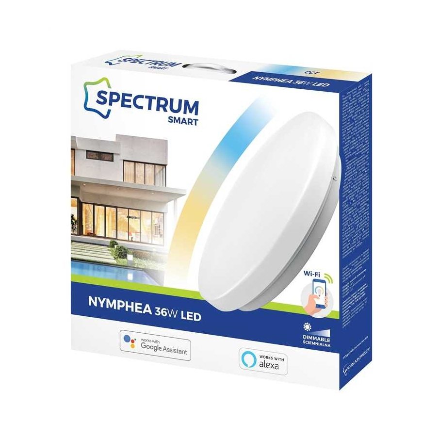 Lubinis šviestuvas Spectrum Išmanusis tvirtin LED šviestuvas, SMARTWIFI, 36W, CCT+DIM – 2