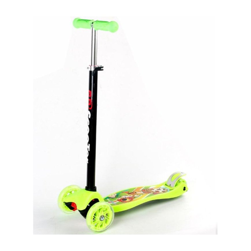 Cosmolino Tricycle scooter, green color