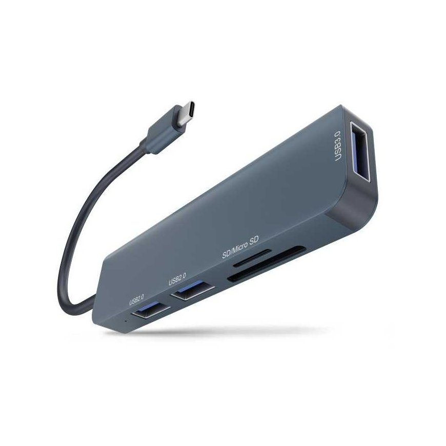 Newell 5-in-1 Hub (Grey)