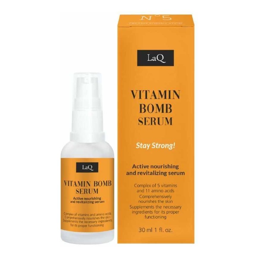 Latech LaQ active nourishing and revitalizing face serum Vitamin Bomb Serum, 30 ml