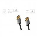 Video Cable DisplayPort M - HDMI M, 1m, black, Logo blister Video Cable DisplayPort M - HDMI M, 1m, black, Logo blister