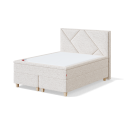 Sleepwell RED CONTINENTAL KONTINENTĀLĀ GULTA / 180x50x200 / hard / VERANO Light Grey (18332)