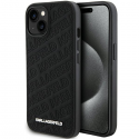 Originalus priekinio skydelio dėklas Karl Lagerfeld KLHCP15MPQKPMK, skirtas iPhone 15 Plus (Quilted Pattern / juodas) Originalus priekinio skydelio dėklas Karl Lagerfeld KLHCP15MPQKPMK, skirtas iPhone 15 Plus (Quilted Pattern / juodas)