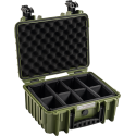 BW Outdoor Cases Type 3000 / Bronze žalias (divider system) BW Outdoor Cases Type 3000 / Bronze žalias (divider system)