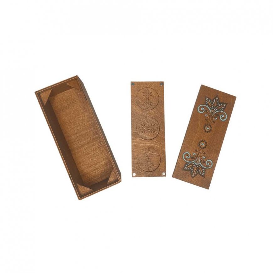 Siarhei Ausianikau ind. activity pg. certificate no. 1130904 A must-have wooden box for embroidery KF057/2