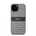 DKNY PU Leather Repeat Pattern Tonal Stripe Case for iPhone 15 P DKNY PU Leather Repeat Pattern Tonal Stripe Case for iPhone 15 P